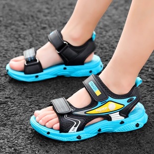 Boys Sandals Summer 2025 New Children's Open Toe Sandals Big Kids Sports Non-slip Beach Shoes for Boys Summer
