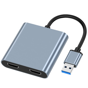 USB3.0 в двойной HDMI трансграничный новый HD-преобразователь 4K USB гомоэкранный расширитель может быть один за другим