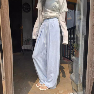 Nipple Paper Pants for Women's Small Pants with Flesh Covering and Slimming Long-leg Yamamoto Pants with Cream and Mousse Pants with Acetic Acid Air Pants