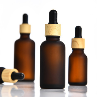 in stock 10ml black dark essence oil bottle 20ml frosted dropper bottle cosmetic essence oil bottle split glass bottle