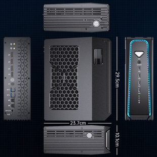 Новые 12 поколений с водяным охлаждением показывают мини-консоли Core i9 серии киберспортивных игр настольные интернет-кафе офисные хосты
