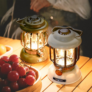 Outdoor camping lamp hanging lamp camping lamp portable lantern lighting charging tent decorative lamp long endurance atmosphere lamp