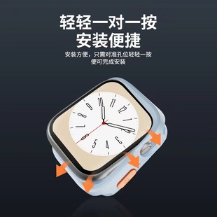 For Apple iwatchs10 Watch Protective Case All-inclusive Ultra Watch Case 10 Drop-resistant Round Hole Frosted Soft Case