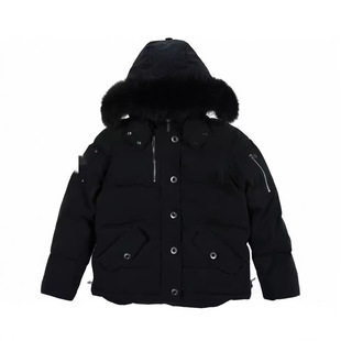 Canadian Palm Moose 3Q Jacket Men's Scissors Down Jacket Fox Fur Winter Warm Jacket