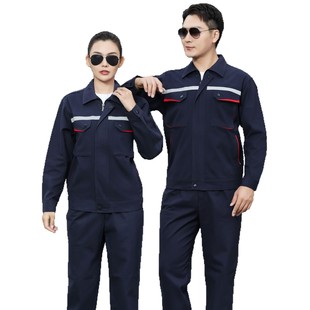 Spring and Autumn Men's and Women's Cotton Sanding Thickened Top suit Shipyard Electrician Anti-scald Wear-resistant Welding Machine Repair Labor Protection Clothing