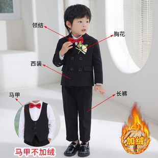 Boys' Suit suit Autumn and Winter Boys' Birthday Dress Boys' Baby Suit Children's Dress Performance Clothing
