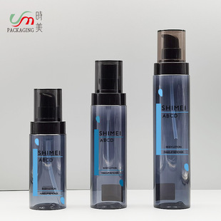 Customized 100ml Pet Plastic Cosmetic Bottle Toner Bottle 200ml Men's Skin Care Bottle Empty Bottle