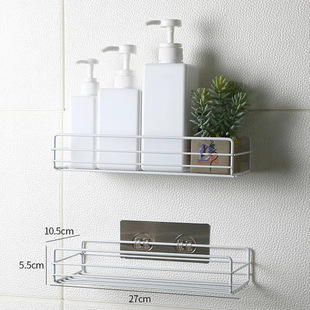 Punch-free Kitchen Bathroom Toilet Storage Rack Toilet Toilet Tripod Wall-mounted Storage Shelf