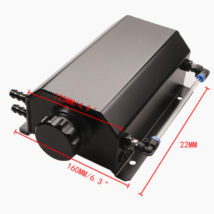 Car Modification 1L 2L Square OiL BreathabLe Pot/oiL Pot/waste Trachea Modified BreathabLe Pot