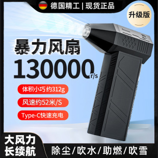 Diy violence fan net red violence hair dryer high speed brushless motor ducted vortex fan chattering cross-border same style