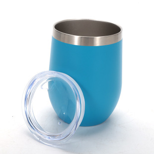 Customized new ice cup large capacity stainless steel insulation vacuum men's and women's eggshell Cup American coffee cup big belly Cup