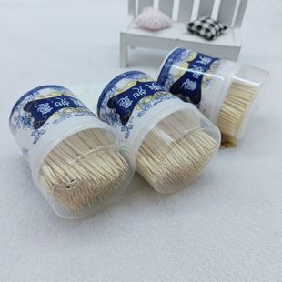 Один Юань синие и белые фарфоровые зубочистки в штучной упаковке зубочистки благоприятные Двуглавые зубочистки один юань поставка