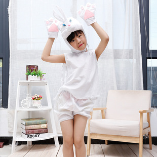 Children's Day Cartoon Animal Performance Clothing Kindergarten Short-sleeved Stage Clothing Festival Performance Clothing Photography Clothing Short-sleeved