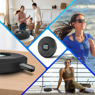 Трансграничный Портативный CD-плеер MP3 Музыкальный альбом CD Walkman USB Bluetooth CD CD-плеер двойной динамик Amazon