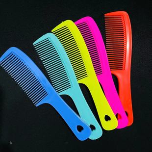 Anti-static Hairdressing Comb Household Portable Plastic Colorful Comb Massage Comb Foldableing Thickeneded Medium Tooth Comb Cooked Glue