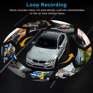 WiFi driving recorder dual-lens car front and car rear simultaneous video HD 1080P with reversing image