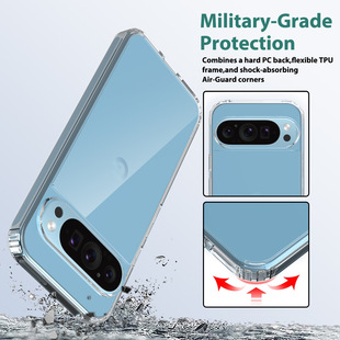Для Google Pixel9 Pixel9Pro Pixel9Pro Fold кристально прозрачная акриловая прозрачная оболочка