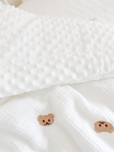Baby Quilt Cotton Four Seasons Universal Pea Velvet to Comfort Newborn Children Baby Kindergarten Thin Air Conditioning Cover Quilt