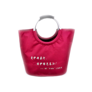 Customized Oxford Cloth Aluminum Handle Bag Processing Aluminum Handle Oxford Cloth Bag Production Oxford Cloth 600D Handbag