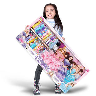 Yangtong Le Barbie набор подарочная коробка Принцесса девочка детская игрушка одежда на день рождения подарок милый магазин