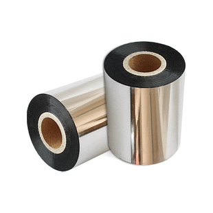 Factory wholesale office ribbon roll bar code printer label sticker wax base mixed base resin washed ribbon