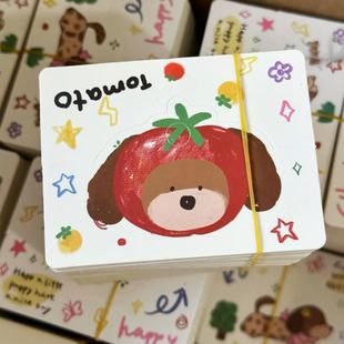 Мультфильм 8x10 плоский карман милый Sanrio карта голова сложить шпилька для волос веревка украшения бумажная карта оптом