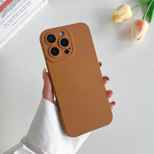 iPhone16E Phone Case for Apple 15Promax Angel Eyes Material 14PRO Solid Color Liquid XS Soft Case