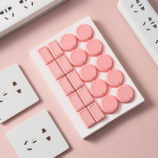 Power Switch Socket Protective Cover Children's Anti-electric Shock Baby Plug Panel Plug Hole Protective Cover Decorative Sticker Mei Ping