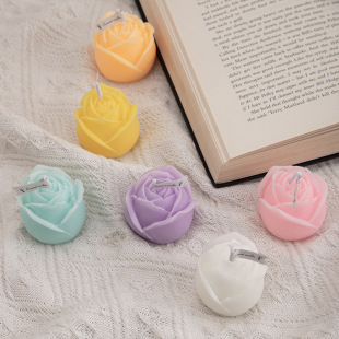 Ins Rose Flower Aromatherapy Candle Soybean Wax Accompanying Gift Creative Tanabata Festival Gift Ornaments Indoor Gift Wholesale