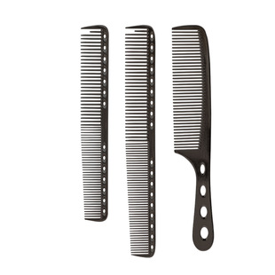 Cross-Border Spot Hairdressing Aluminum Comb Anti-Static Space Double-Ended Comb Barber Flat-Head Clipper Styling Comb