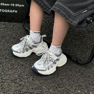 Children's Shoes 2025 Spring and Summer Single Net New White Shoes sneaker Lightweight Middle and Large Children's Casual Soft Sole Torre Shoes