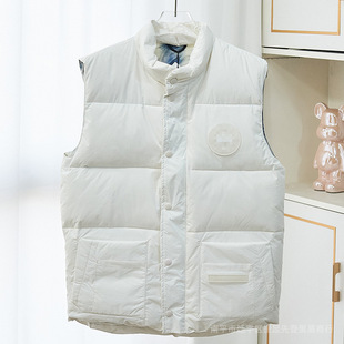 Putian in stock Glacier Vest Down Jacket with 21Ss White Label Lightweight Warm Couple Waistcoat Down Vest