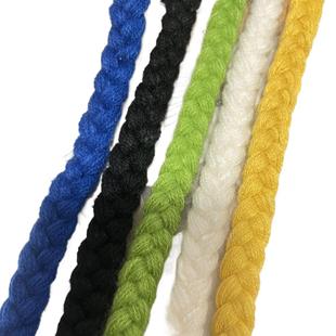 1.5cm wide black and white green yellow blue simple solid color small fragrant wind twist braided lace