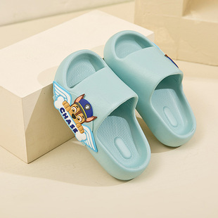 [70% discount] Wang Wang team children's slippers children's bathroom bath non-slip home indoor and outdoor beach shoes