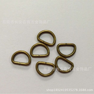 Manufacturer Produces Metal Wire Buckle Luggage D Buckle Webbing Buckle Key Ring Small Buckle