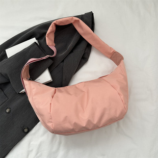Fashion Casual large capacity shoulder bag 2023 new popular simple messenger bag work commuter dumpling bag women's bag