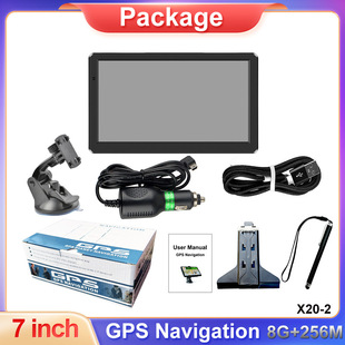 Cross-border foreign trade e-commerce 7-inch portable car GPS navigator capacitive screen 8G 256M Europe and the United States