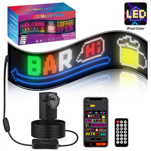 LED flexible display smart car advertising screen full color smart car stickers cross-border explosions waterproof soft screen