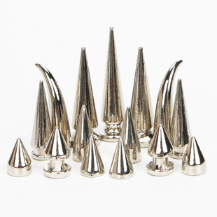 Cross-border Willow nail metal belt decorative nail alloy bullet diy pointed head female tapered punk rivet screw
