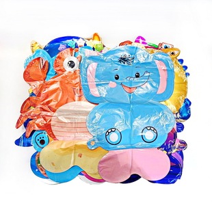 New Cartoon Animal Shape Aluminum Film Balloon Children's Holiday Party Decoration Toy School Activity Aluminum Foil Balloon