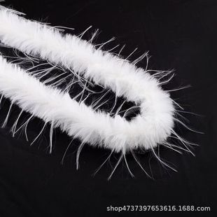 Imitation turkey feather ostrich feather DIY performance clothing accessories plush strip Chinese clothing Tang suit fur edge artificial wool accessories