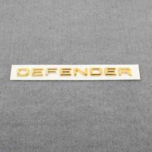 Applicable to 20-22 Land Rover DEFENDER front hood modification letter logo front logo tail door DEFENDER car logo