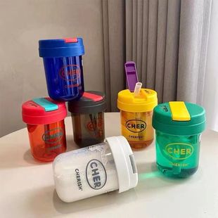 Ton Ton Cup student High-looking PC food grade Cup heat-resistant high temperature resistant cute summer new Cup Korean style water Cup