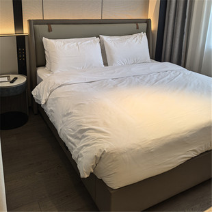 Full set of hotel furniture standard room bed guest room table and chair luggage cabinet bedside five-star matching hotel bed