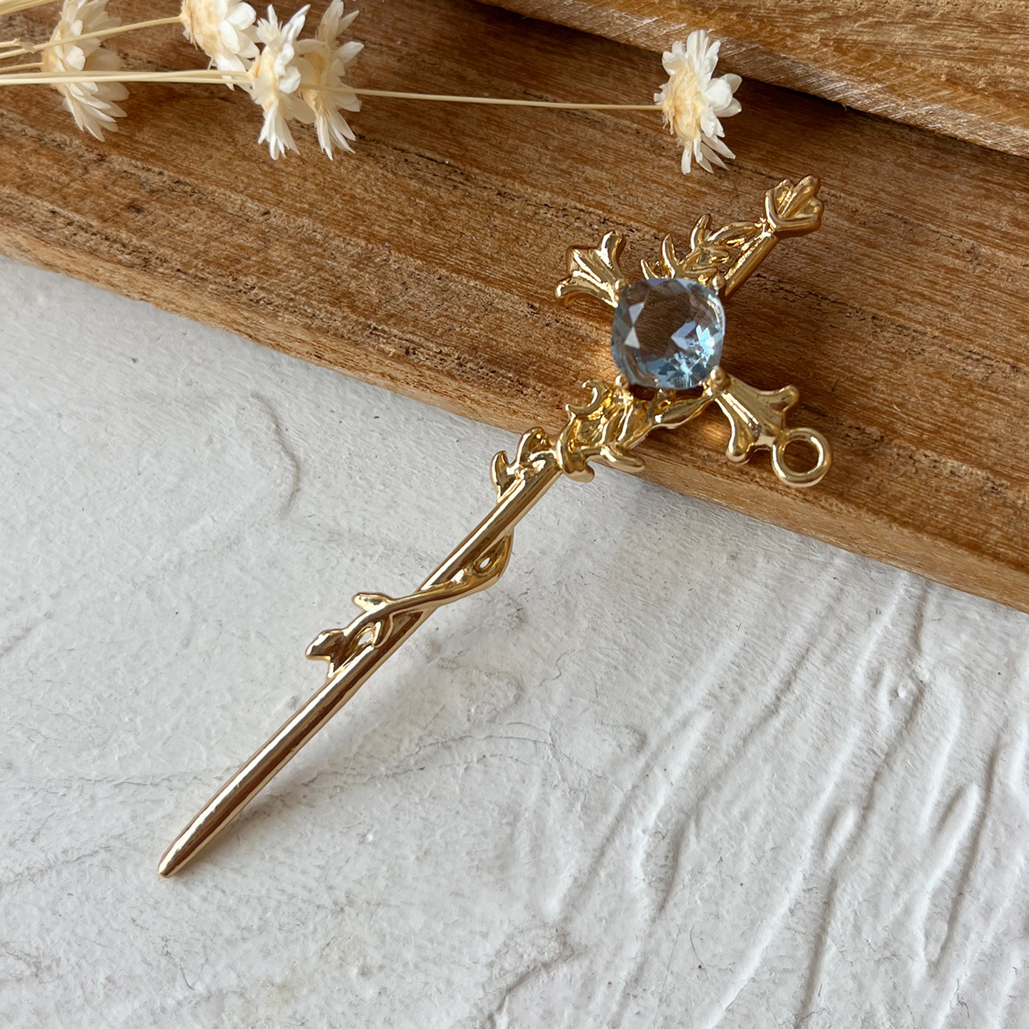 Metal Small Pendant Accessories Jewelry in Antique Bronze and Silver Color with Angel and Sword Design