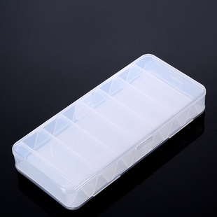 Qianrui suit bait special lure box storage box double tool box sequin box fake bait box wooden shrimp box fishing gear