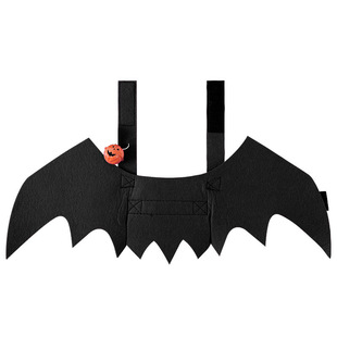 Cross-border New Cat Clothes Halloween Dog Costume Pet Clothes Bat Wings Bell Chest Strap