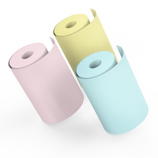 Printing paper adhesive paper color printing paper 57X25 die-free cash register receipt paper can be pasted with wrong label