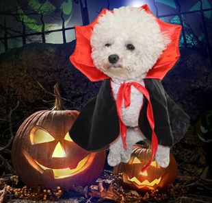 Cross-border Funny Halloween Pet Funny Transformation Costume Stand-up Cat Dog Costume Teddy Fadou Costume