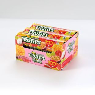 Xu Fuji fun fruit candy gum juice 60 soft candy snack casual black gallon fruit